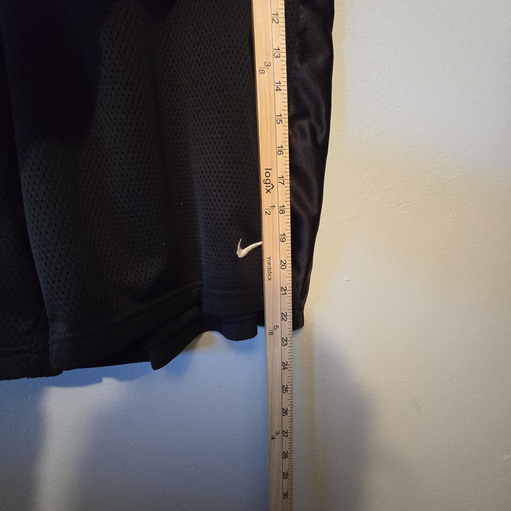 Vintage Nike Basketball Shorts Men's XXL Black Elastic Waist Drawstring Pockets - Picture 11 of 15